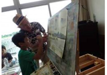 ブライアン・ウイリアムズに学ぶ水辺の写生 報告
